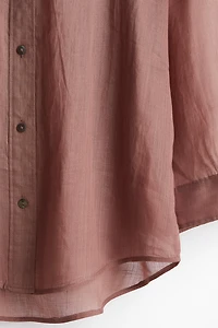 Oversized Ramie Shirt