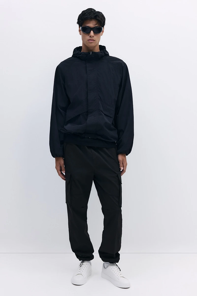 Regular-Fit Nylon Cargo Pants