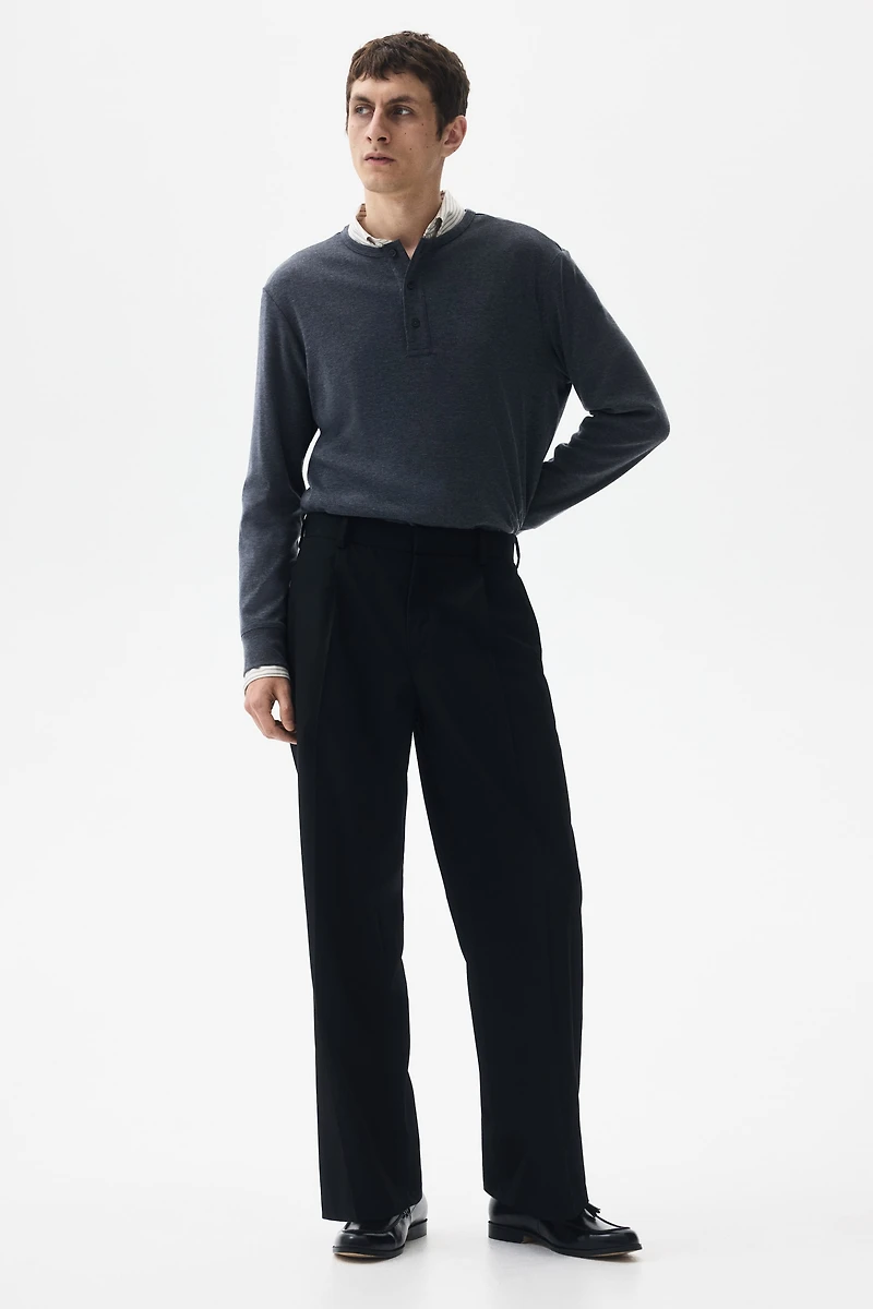 Loose-Fit Tailored Pants