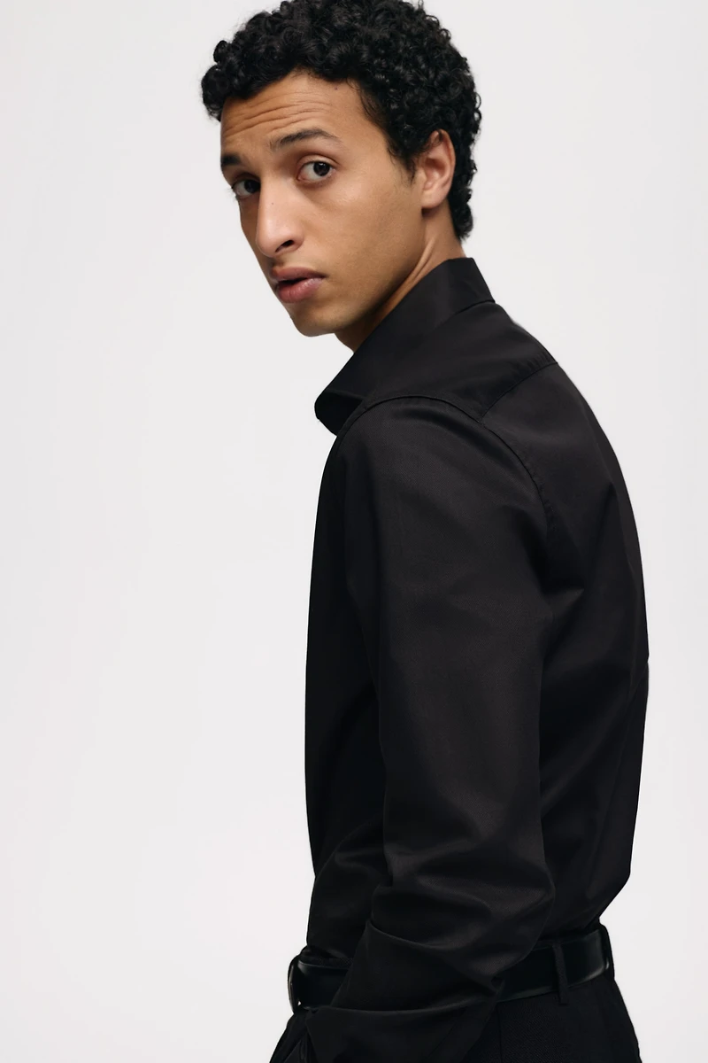 Slim-Fit Cotton Shirt