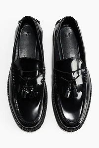 Chunky Tasseled Penny Loafers