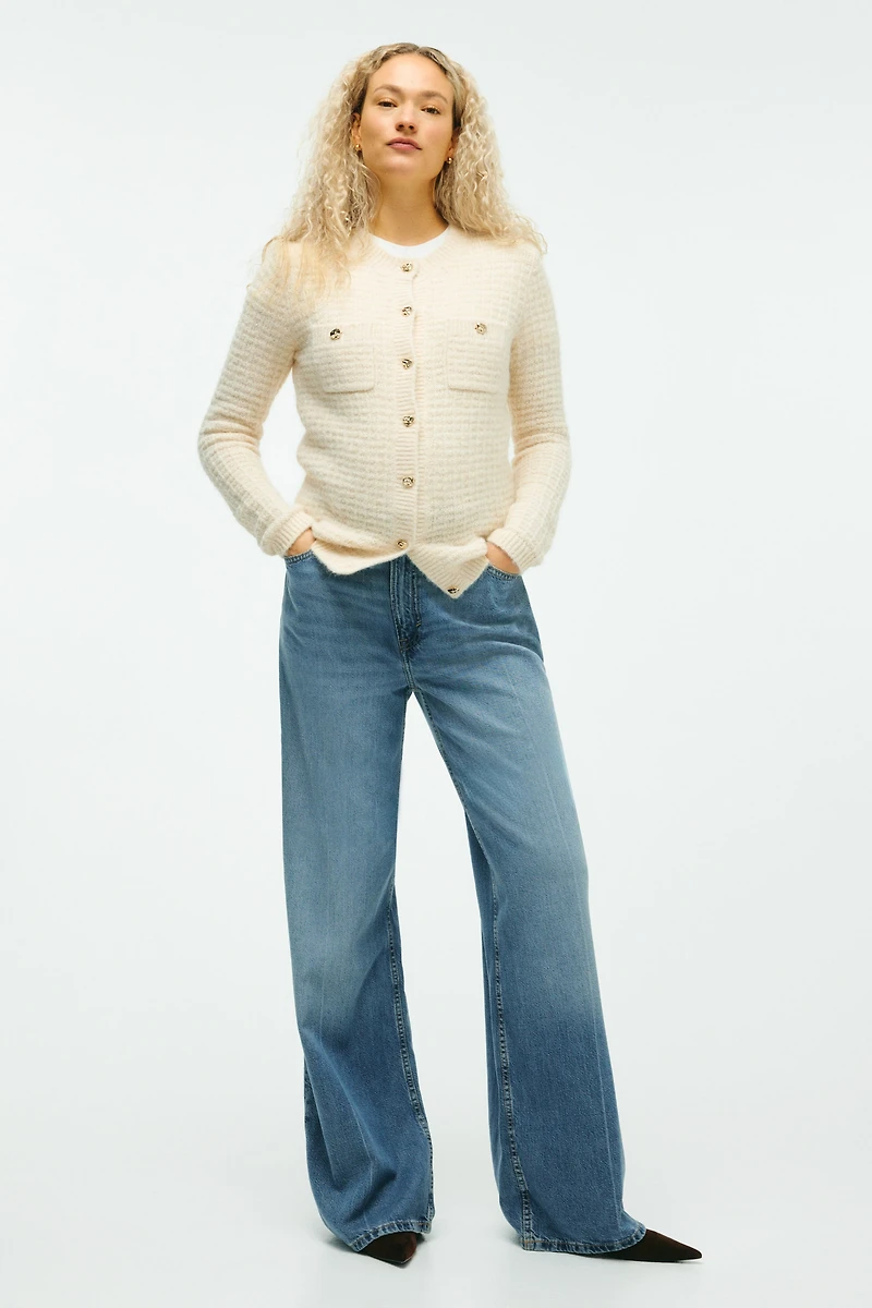 MAMA Structured-Knit Cardigan