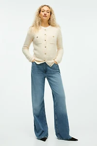 MAMA Structured-Knit Cardigan