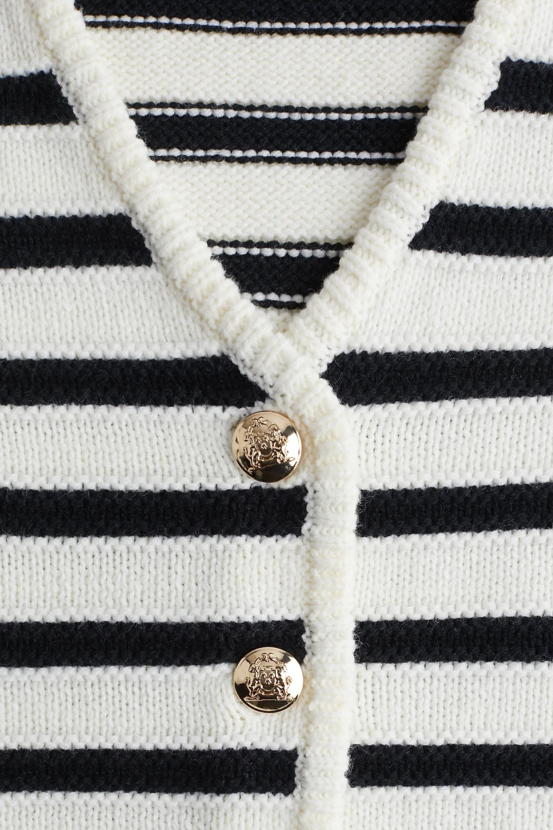 Button-Front Sweater Vest