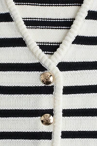 Button-Front Sweater Vest