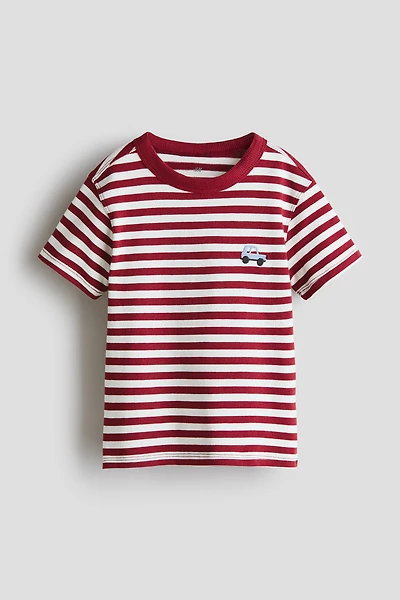 Embroidered-Detail T-Shirt