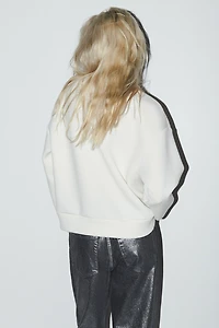 Studded Scuba Sweatshirt