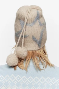 Mohair-blend beanie