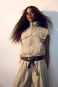 Sleeveless Utility Shirt