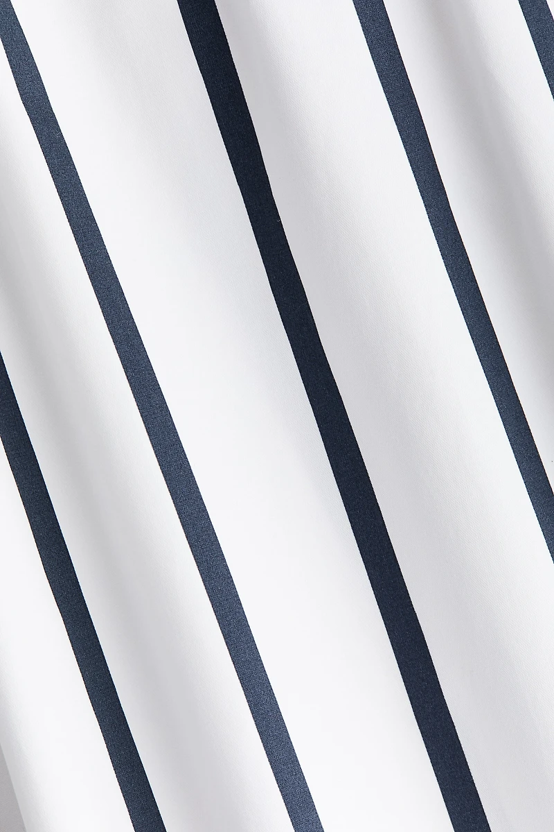 Tie-Detail Poplin Skirt