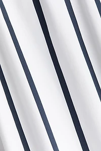 Tie-Detail Poplin Skirt