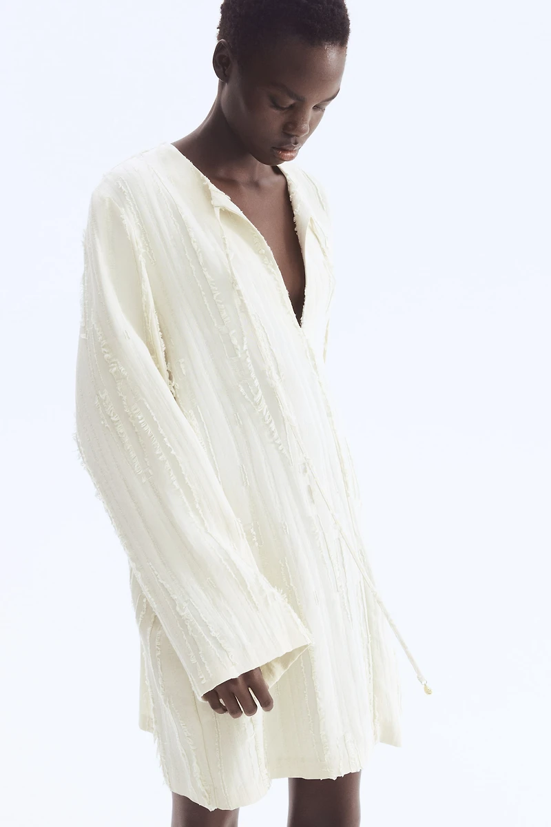 Jacquard-Weave Dress