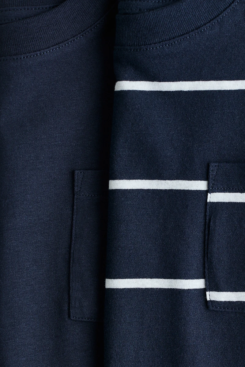 Lot de 2 T-shirts avec poche