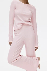 Ribbed Jersey Pajamas