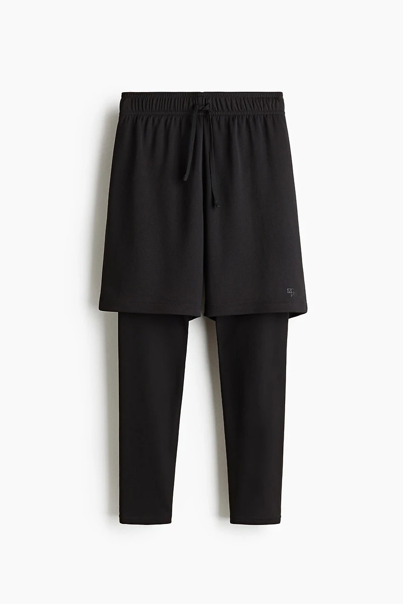 Warm Double-Layered Sports Shorts