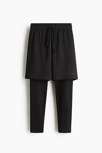 Warm Double-Layered Sports Shorts