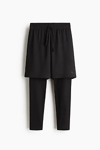 Warm Double-Layered Sports Shorts