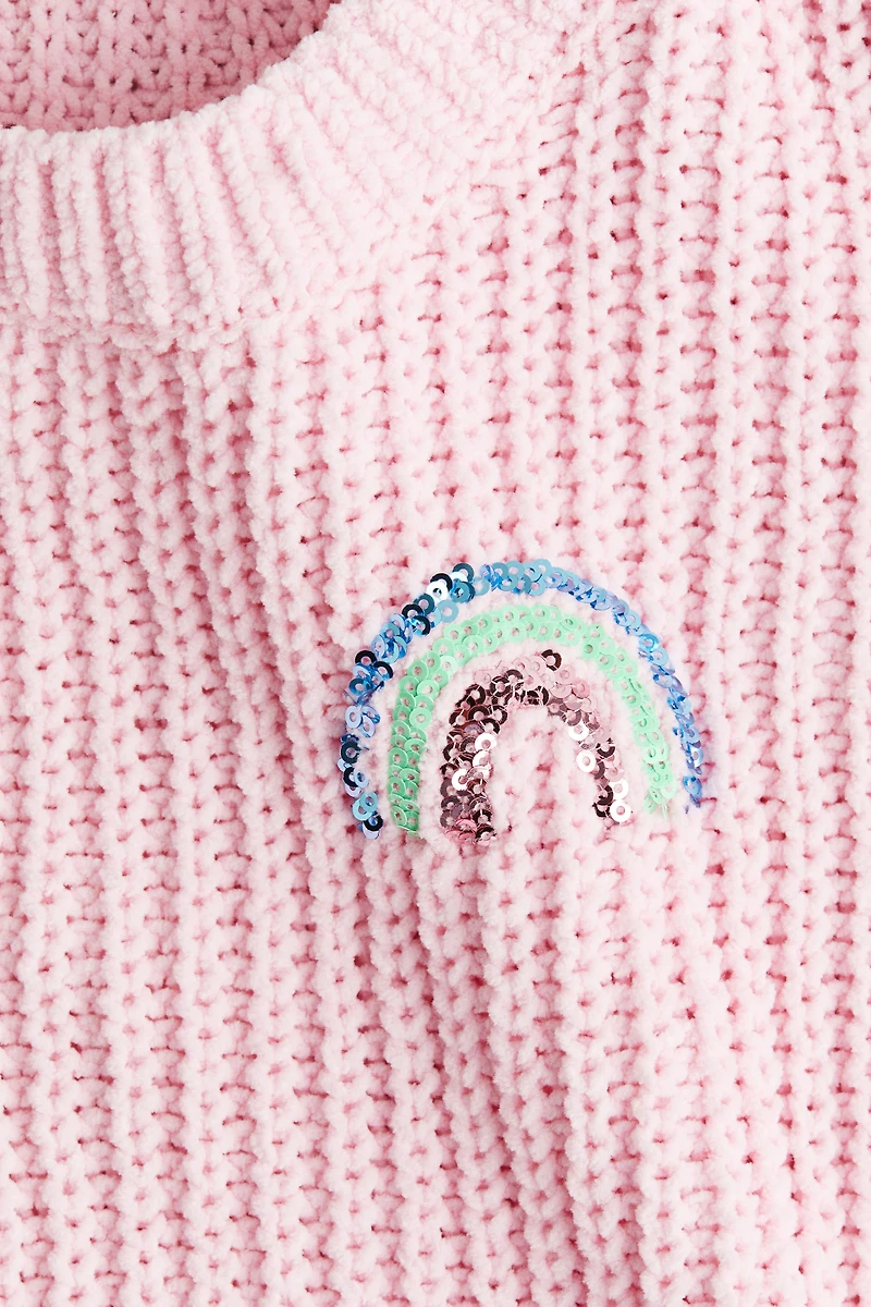 Chenille-Knit Sweater