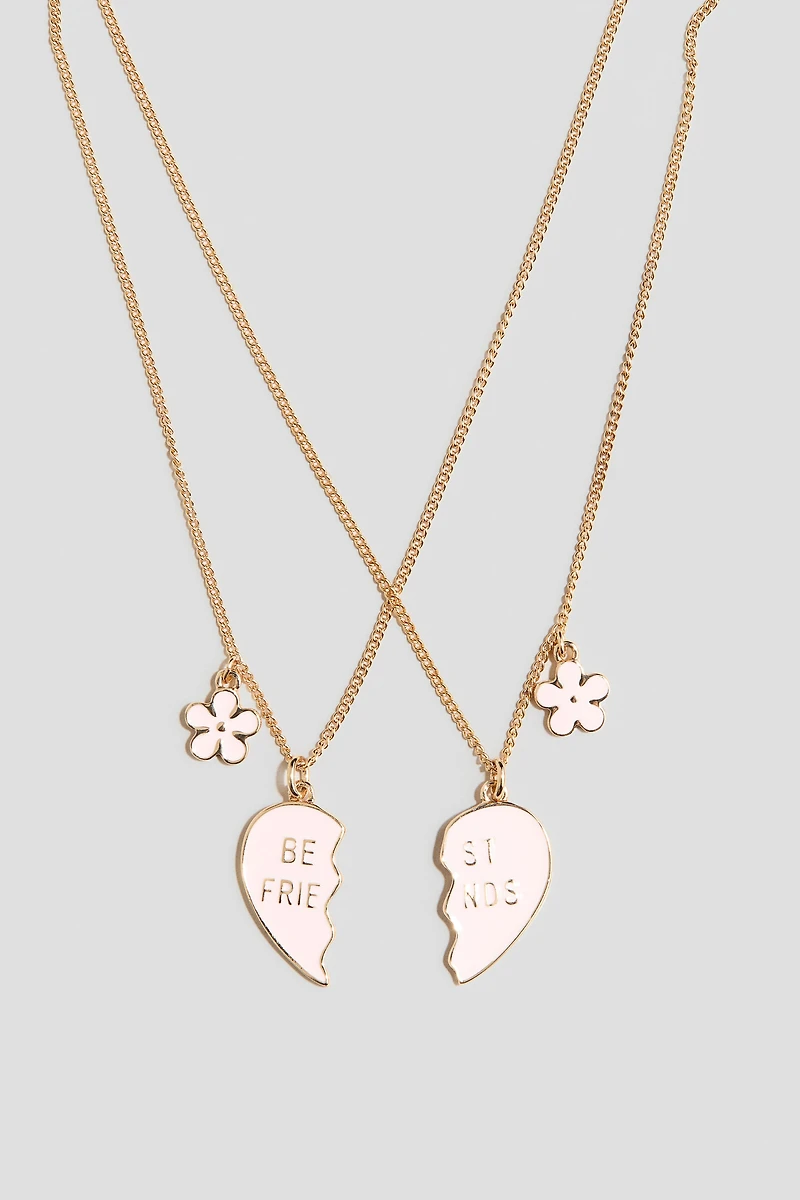 2-Pack Friendship Necklaces