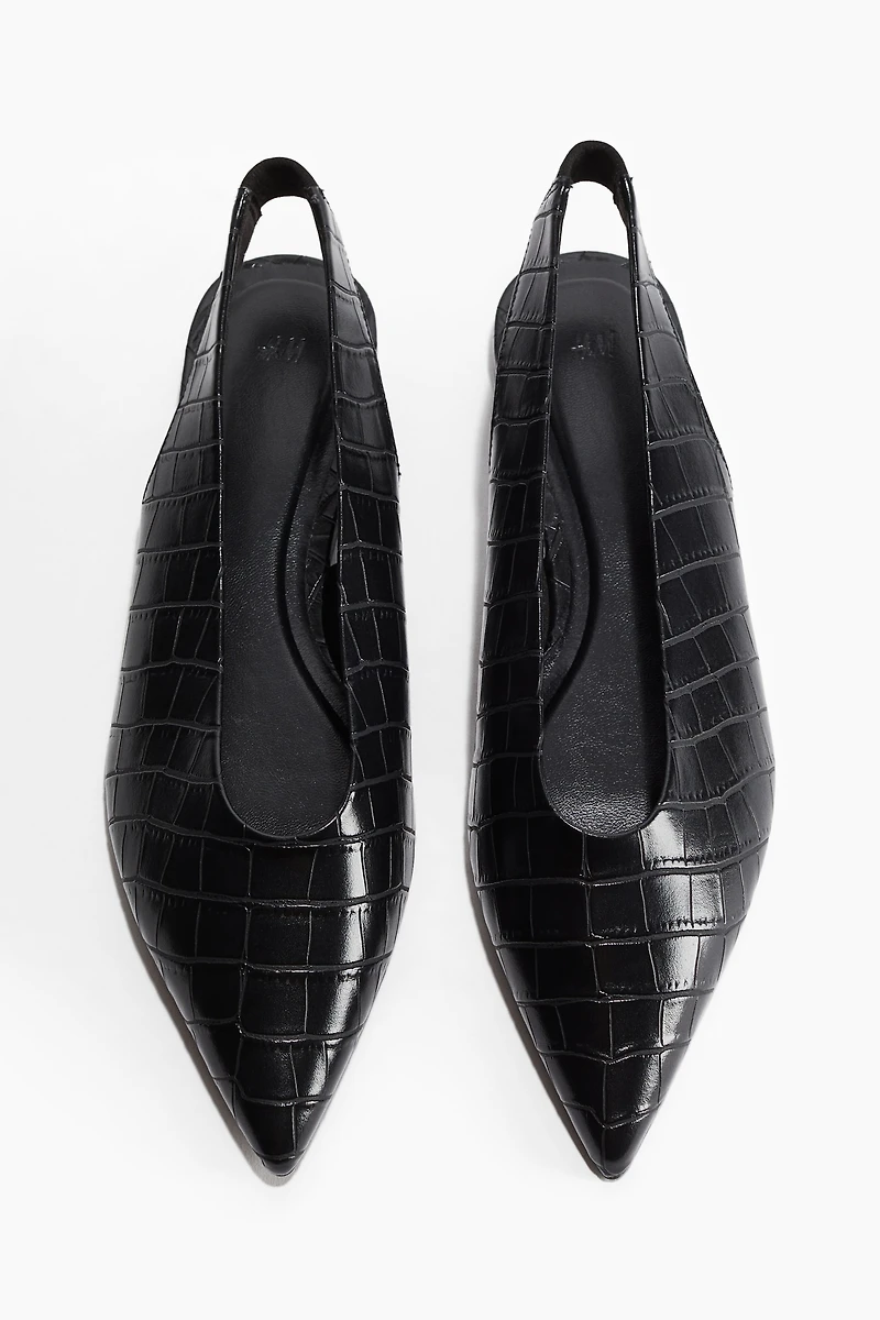 Pointed Slingbacks