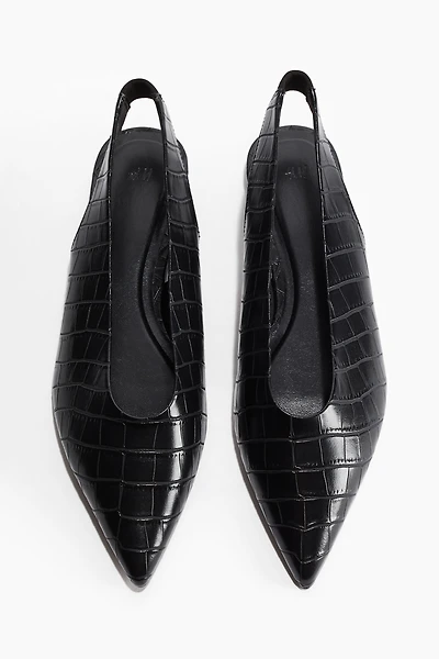 Pointed Slingbacks