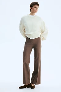 Pantalon jambe semi-évasée