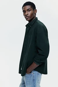 Regular-Fit Corduroy Shirt