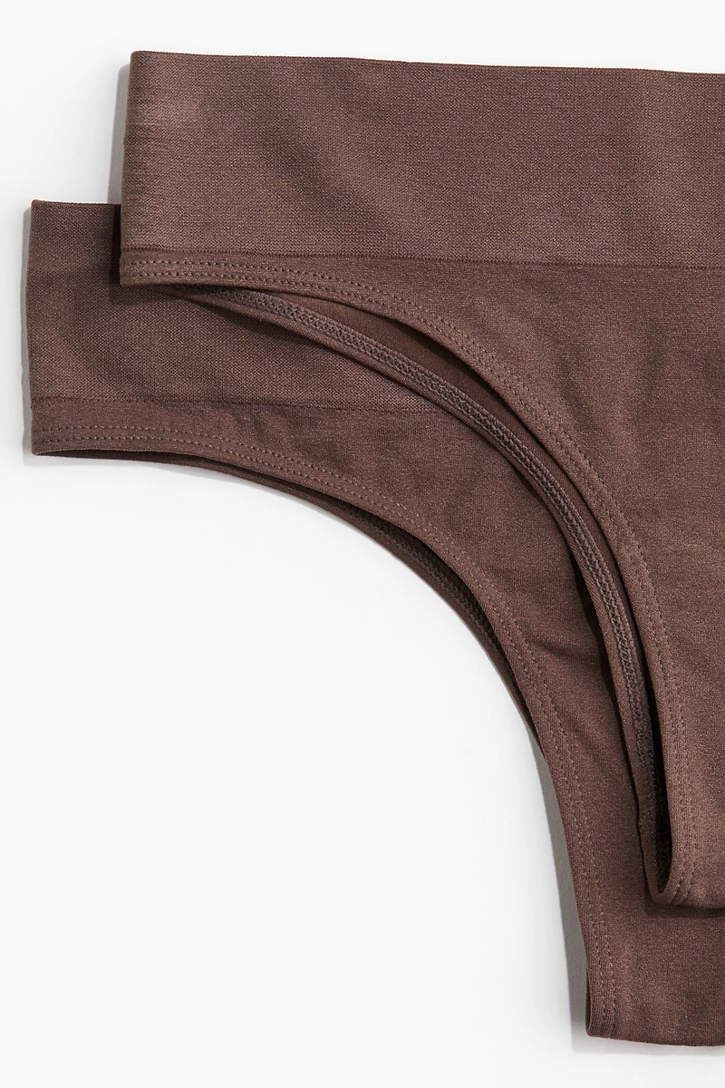 Lot de 2 culottes Brazilian sans coutures