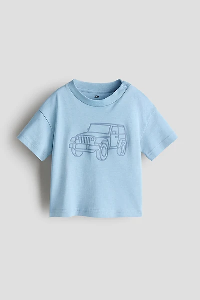 T-Shirt with Printed Motif