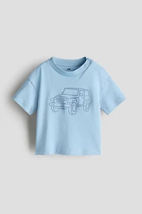 T-Shirt with Printed Motif