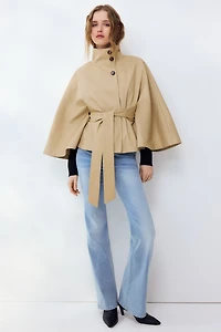 Twill Cape Jacket