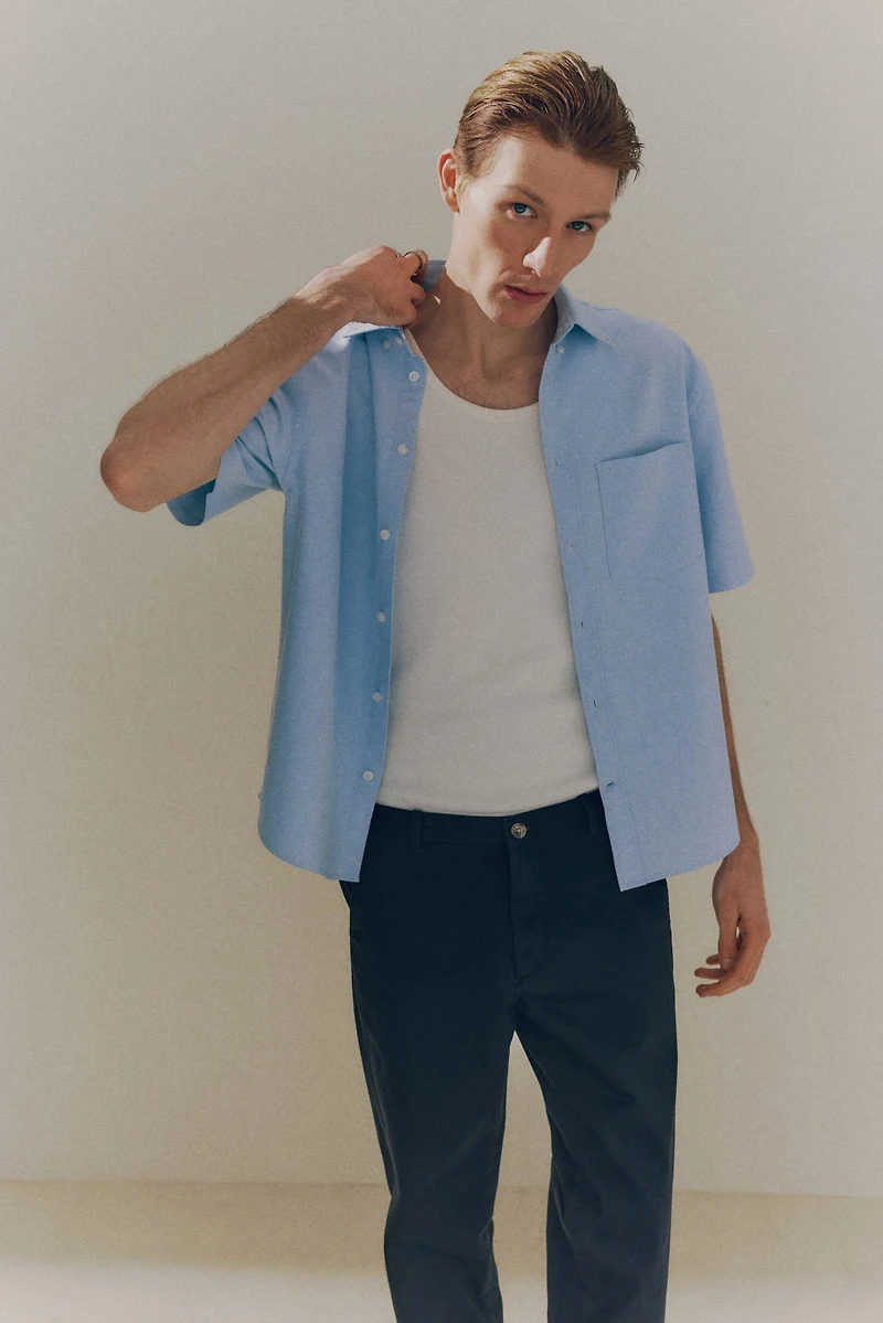 Slim-Fit Cotton Chinos