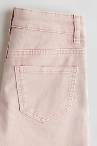 Pantalon à jambes larges en sergé