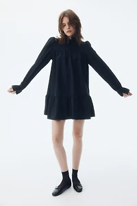 Dress with Ruffle Collar