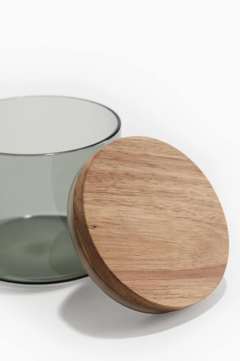 Small Glass Jar with Lid