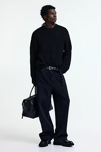 Chandail ample en tricot côtelé