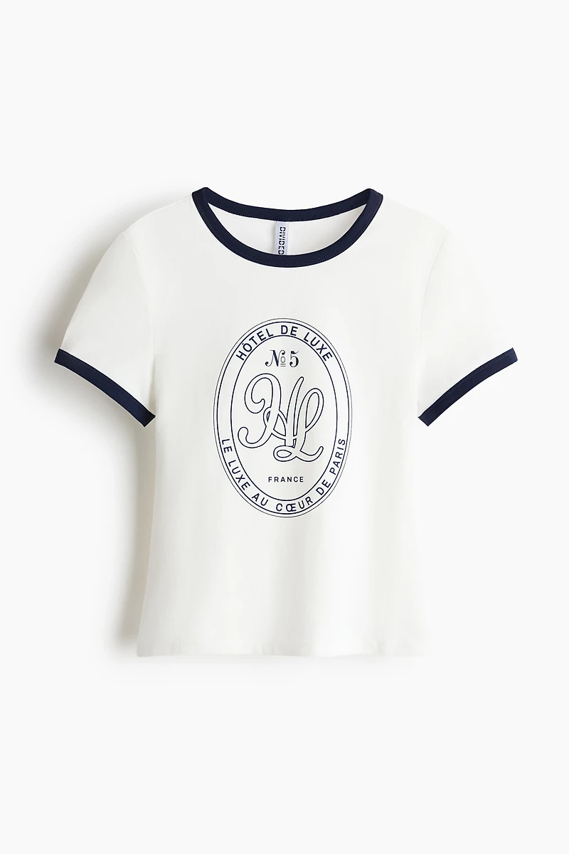 Fitted Cotton T-Shirt
