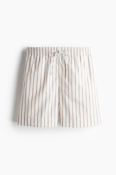 Cotton Shorts with Drawstring