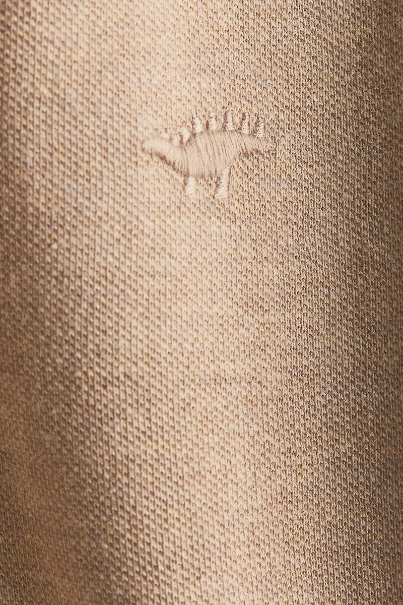 Embroidered-Motif Piqué Polo Shirt