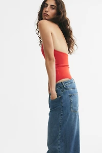 Halterneck Thong Bodysuit