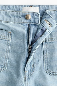Jean large taille haute