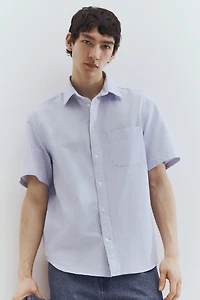 Regular Fit Short-sleeved Oxford shirt
