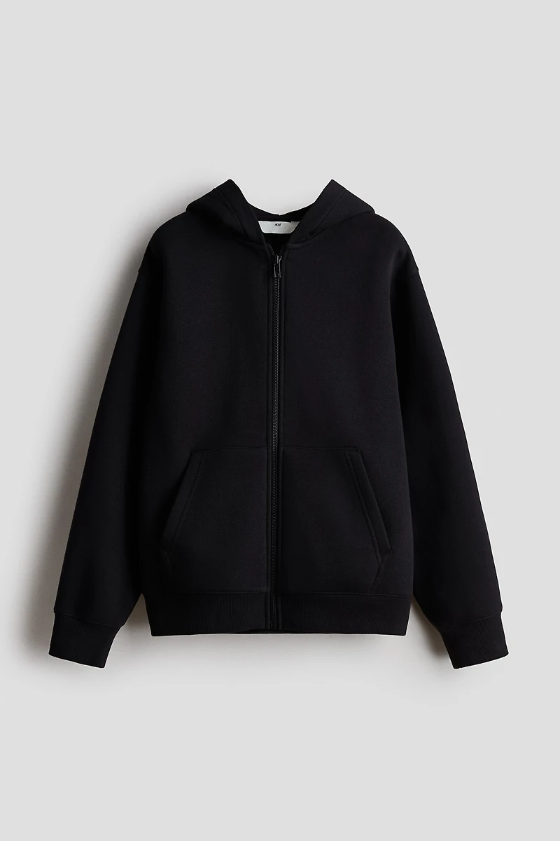 Brushed-Inside Hooded Jacket