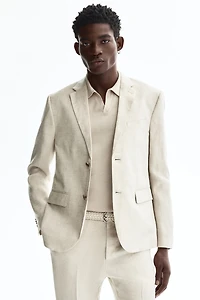 Slim-Fit Linen Jacket