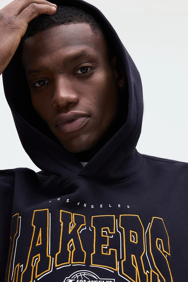 Oversized Fit Printed Hoodie