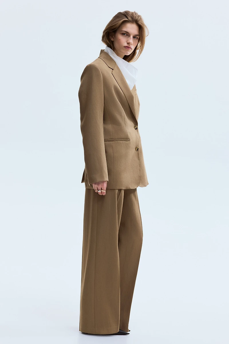 Blazer à fermeture droite