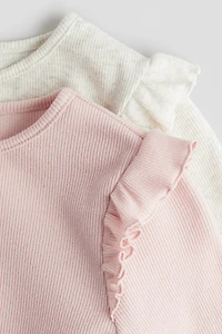 2-pack Ribbed Cotton Tops