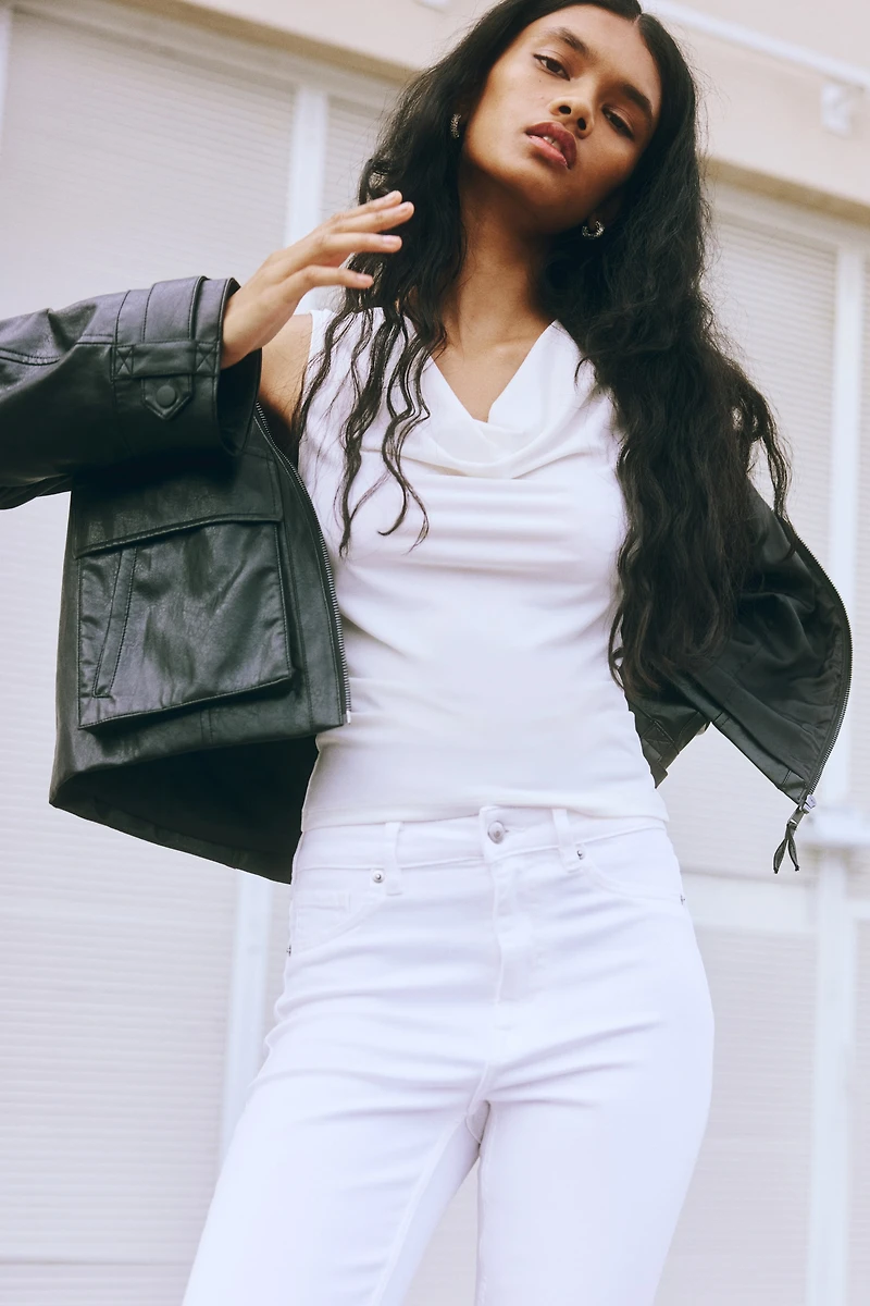 Jean évasé Taille haute