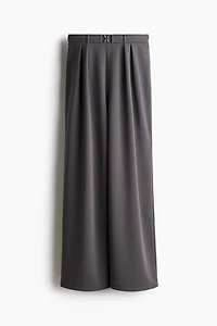 Buckle-detail Dress Pants