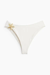 Starfish-Detail Brazilian Bikini Bottoms